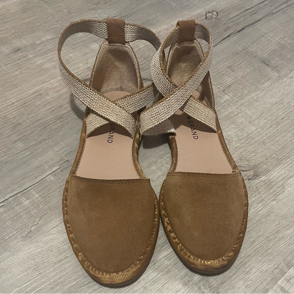 Luck Brand suede flats